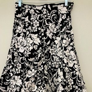 Black & white skirt